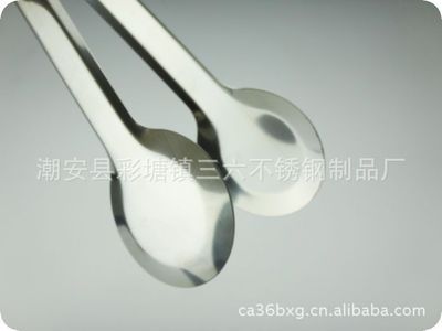 廠家直銷 全圓食品夾 不銹鋼0.8厚食品夾 冰夾 - 潮安縣彩塘鎮三六不銹鋼制品廠